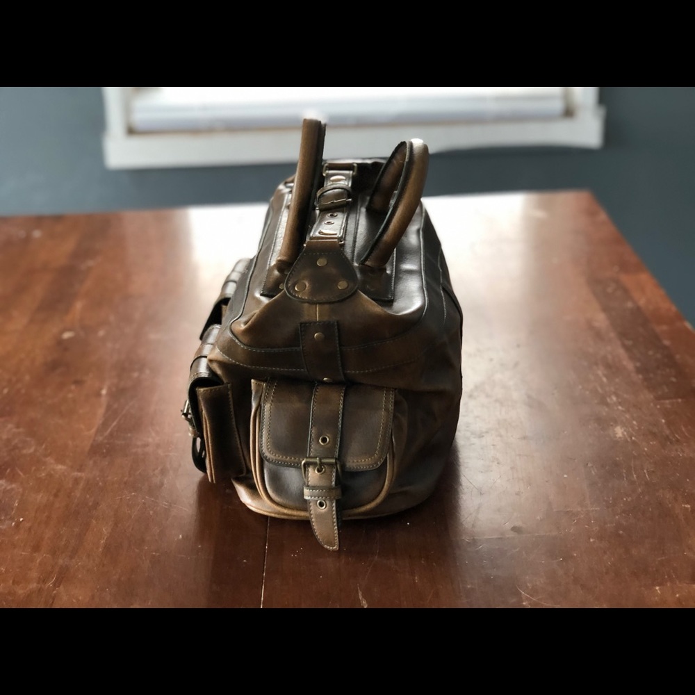 Rugged Brown Shoulder Bag